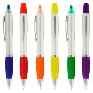 Bolígrafo con destacador